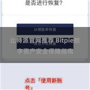 比特派官网推荐 Bitpie数字资产安全保障指南