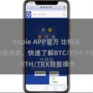 Bitpie APP官方 比特派钱包转账教程详解，快速了解BTC/ETH/TRX转账操作