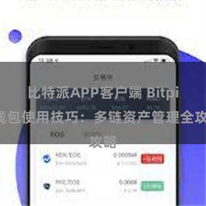 比特派APP客户端 Bitpie钱包使用技巧：多链资产管理全攻略