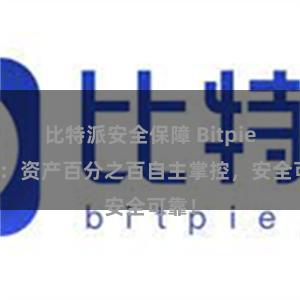 比特派安全保障 Bitpie钱包：资产百分之百自主掌控，安全可靠！