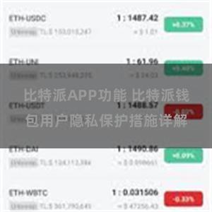 比特派APP功能 比特派钱包用户隐私保护措施详解