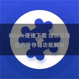 Bitpie便捷下载 比特派钱包的冷存储功能解析