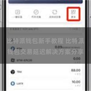 比特派钱包新手教程 比特派钱包交易延迟解决方案分享